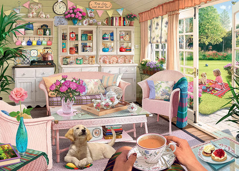The Tea House – 1000 Piece Jigsaw Puzzle (Ravensburger)