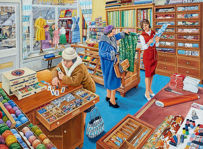 Happy Days at Work The Haberdasher – 500 Piece Jigsaw Puzzle (Ravensburger)