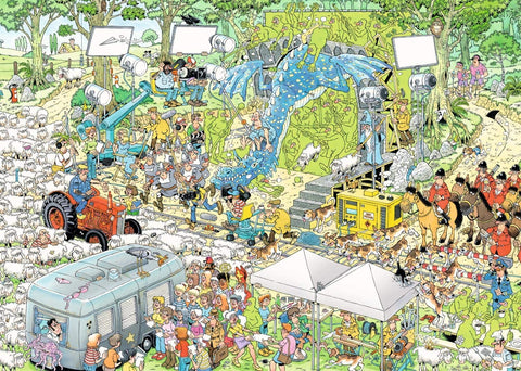 The Film Set by Jan Van Haasteren – 1000 Piece Jigsaw Puzzle (Jan Van Haasteren)