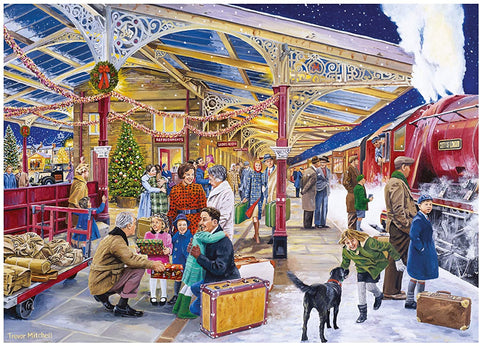 Coming Home For Christmas – 1000 Piece Jigsaw Puzzle (Falcon De Luxe)
