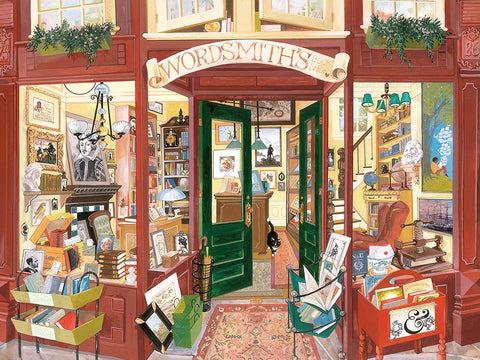 Wordsmith's Bookshop – 1500 Piece Jigsaw Puzzle (Ravensburger)