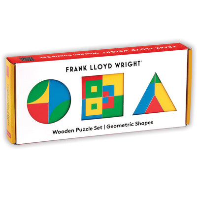 Frank Lloyd Wright Geometric Shapes – Wooden Tray Jigsaw Puzzle (Galison)