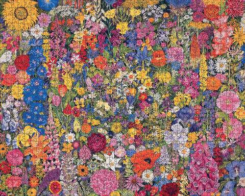 Flower Cycle by Rosalind Wise – 1000 Piece Jigsaw Puzzle (Pomegranate)