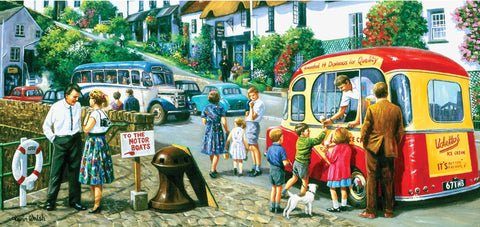 Gibsons - Ice Cream by the River - 636 Piece Jigsaw Puzzle