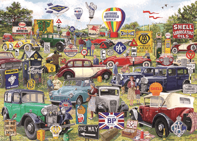Motoring Memorabilia – 1000 Piece Jigsaw Puzzle (Gibsons)