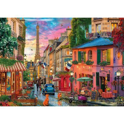 Sunset over Paris – 1000 Piece Jigsaw Puzzle (Gibsons)