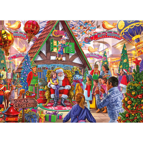 Visit Santa – 1000 Piece Jigsaw Puzzle (Gibsons)