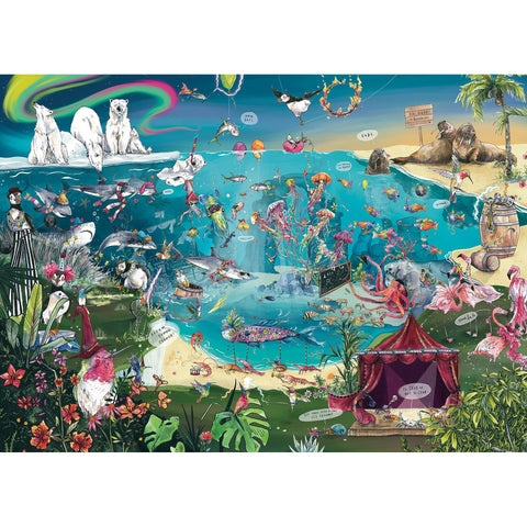 A Collective of Creatures – 1000 Piece Jigsaw Puzzle (Gibsons)