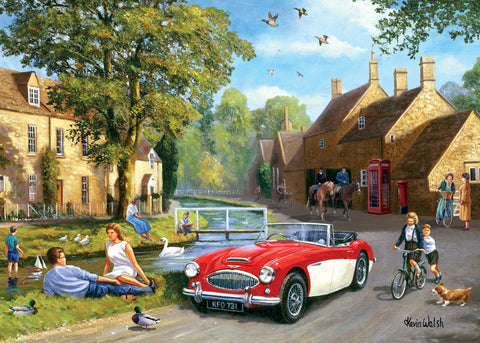 Cotswold Village by Kevin Walsh – 1000 Piece Jigsaw Puzzle (Kidicraft)