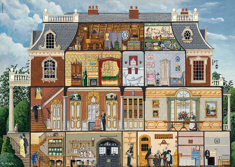 Upstairs, Downstairs – 1000 Piece Jigsaw Puzzle (Ravensburger)