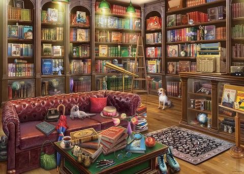 Artwork: The Reading Room – 1000 Piece Jigsaw Puzzle (Ravensburger)