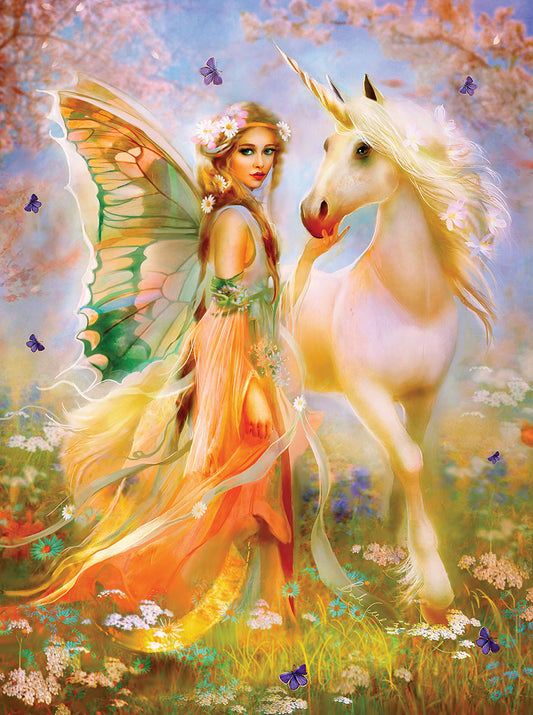 Sunsout 49006 Bente Schlick - Fairy Princess and Unicorn