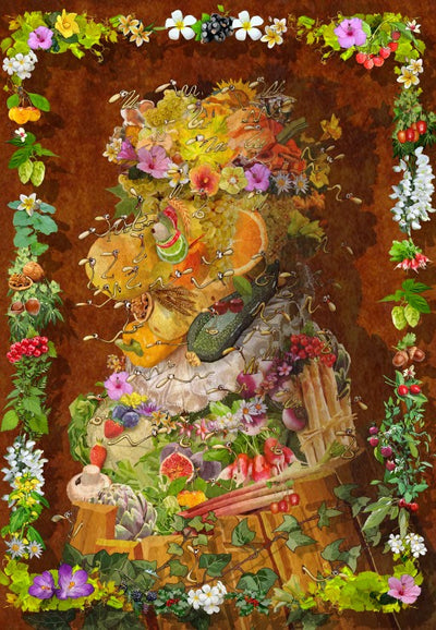 Bluebird Puzzle - Arcimboldo by Ruyer - 1000 Piece Jigsaw Puzzle