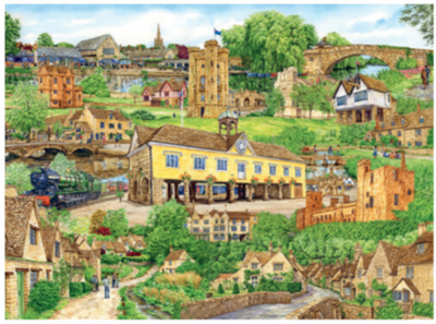 Escape to the Cotswolds – 500 Piece Jigsaw Puzzle (Ravensburger)