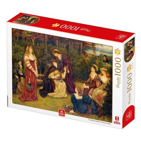 Fiammetta Singing by Marie Spartali Stillman – 1000 Piece Jigsaw Puzzle (Deico)