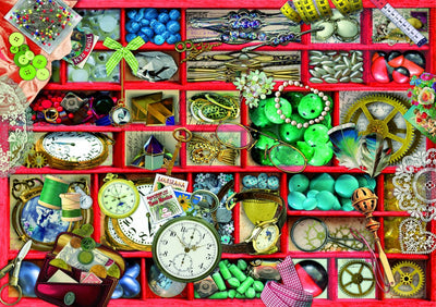 Red Collection – 1000 Piece Jigsaw Puzzle (Bluebird Puzzle)