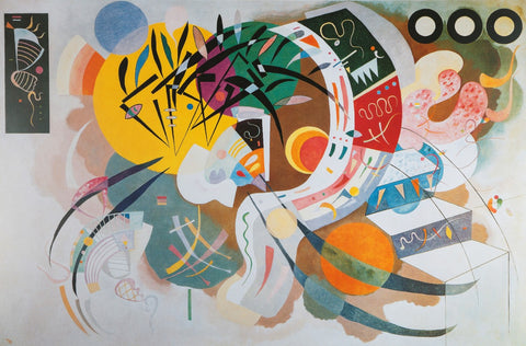 Courbe dominante, 1936 by Kandinsky – 1000 Piece Jigsaw Puzzle (Bluebird Puzzle)