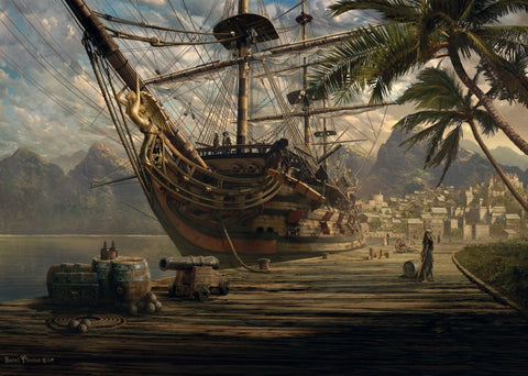 Ship at Anchor – 1000 Piece Jigsaw Puzzle (Schmidt)