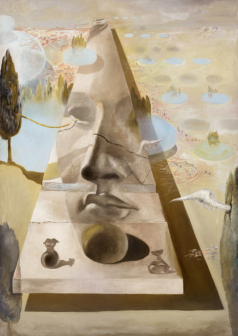 Apparition of the Visage of Aphrodite of Cnidos in a Landscape, c. 1981 by Salvador Dalí – 1000 Piece Jigsaw Puzzle (Bluebird Puzzle)