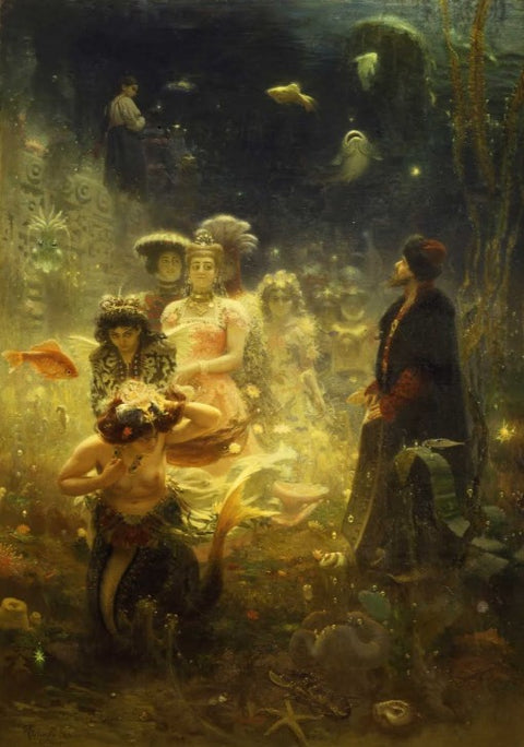 Sadko in the Underwater Kingdom, 1876 by Ilya Repin – 1000 Piece Jigsaw Puzzle (Dtoys)