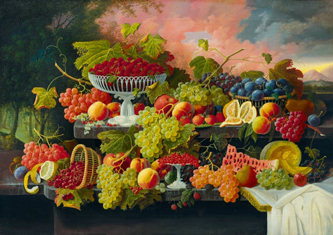 Still Life, 1867 by Severin Roesen – 1000 Piece Jigsaw Puzzle (Bluebird Puzzle)