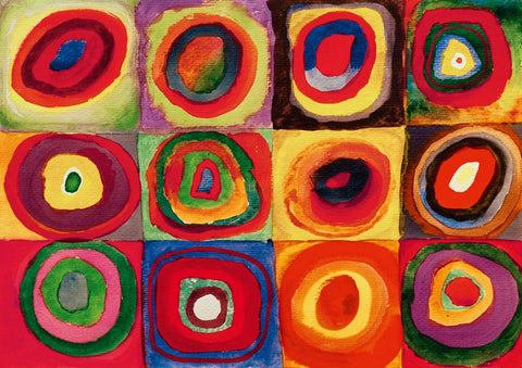 Colour Study, 1913 by Kandinsky – 1000 Piece Jigsaw Puzzle (Bluebird Puzzle)