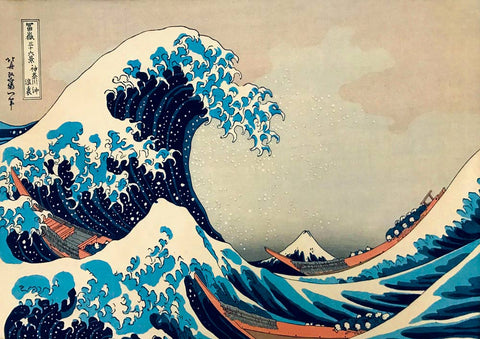The Great Wave off Kanagawa, 1831 by Hokusai – 1000 Piece Jigsaw Puzzle (Bluebird Puzzle)