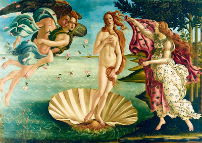 The birth of Venus, 1485 by Botticelli – 1000 Piece Jigsaw Puzzle (Bluebird Puzzle)