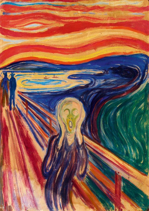 The Scream, 1910 by Munch – 1000 Piece Jigsaw Puzzle (Bluebird Puzzle)