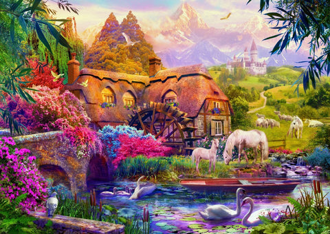 Artwork: Old Mill – 3000 Piece Jigsaw Puzzle (Bluebird Puzzle)