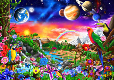 Cosmic Paradise – 1000 Piece Jigsaw Puzzle (Bluebird Puzzle)