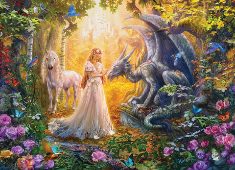 Princess' Garden – 500 XXL Piece Jigsaw Puzzle (Eurographics)