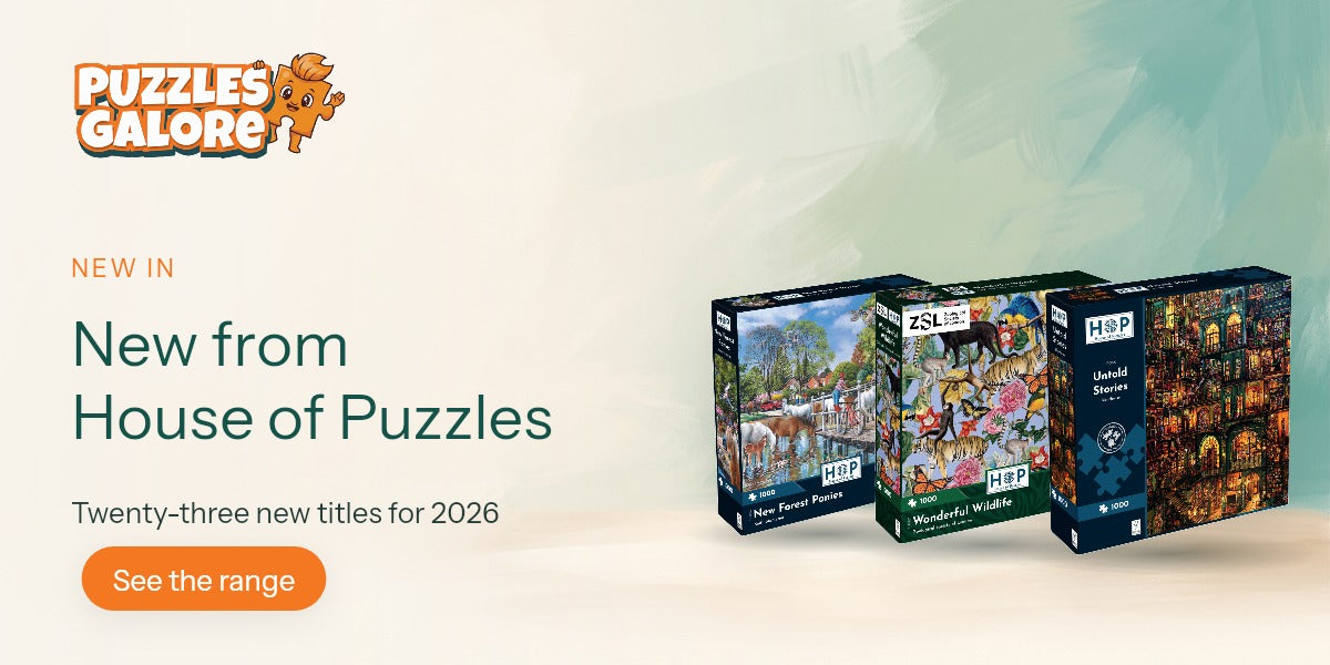 New from House of Puzzles - twenty-three new titles for 2026, with New Forest Ponies, Untold Stories and ZSL Wonderful Wildlife
