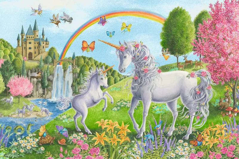 Prancing Unicorns – 24 Piece Super Sized Floor Jigsaw Puzzle (Ravensburger)