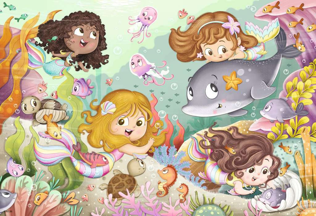 Mermaids – 2 x 12 Piece Jigsaw Puzzles (Ravensburger)