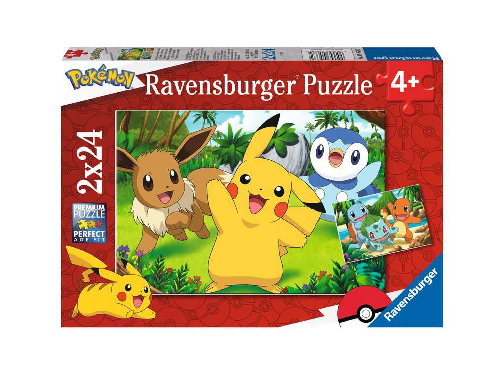 Pokémon – 2 x 24 Piece Jigsaw Puzzles (Ravensburger)