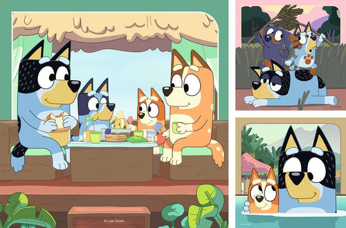 Bluey's Adventures – 3 x 49 Piece Jigsaw Puzzles (Ravensburger)