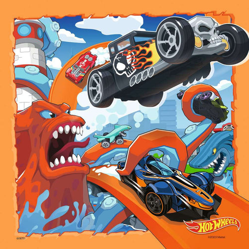Hot Wheels: Make it Epic – 3 x 49 Piece Jigsaw Puzzles (Ravensburger)