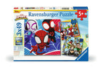 Spidey and His Amazing Friends – 3 x 49 Piece Jigsaw Puzzles (Ravensburger)