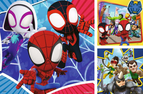 Spidey and His Amazing Friends – 3 x 49 Piece Jigsaw Puzzles (Ravensburger)