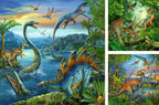 Dinosaur Fascination – 3 x 49 Piece Jigsaw Puzzles (Ravensburger)