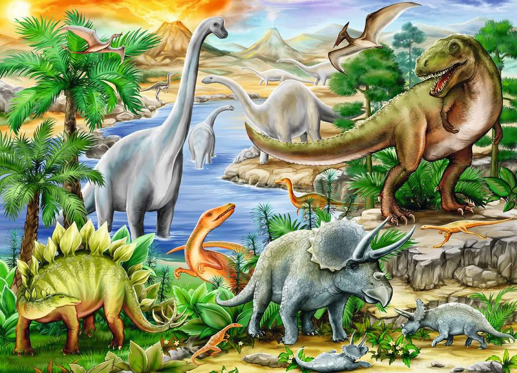 Prehistoric Life – 60 Piece Jigsaw Puzzle (Ravensburger)