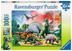 Among the Dinosaurs – 100 Piece XXL Jigsaw Puzzle (Ravensburger)