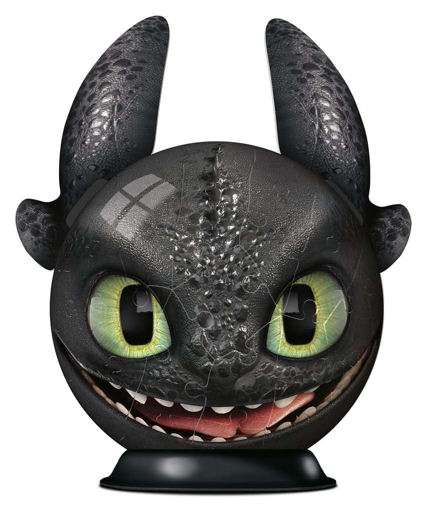 How to Train Your Dragon with Ears – 72 Piece 3D Jigsaw Puzzle (Ravensburger)