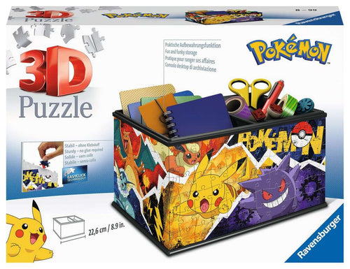 Pokémon Storage Box – 216 Piece 3D Jigsaw Puzzle (Ravensburger) - Completed Puzzle