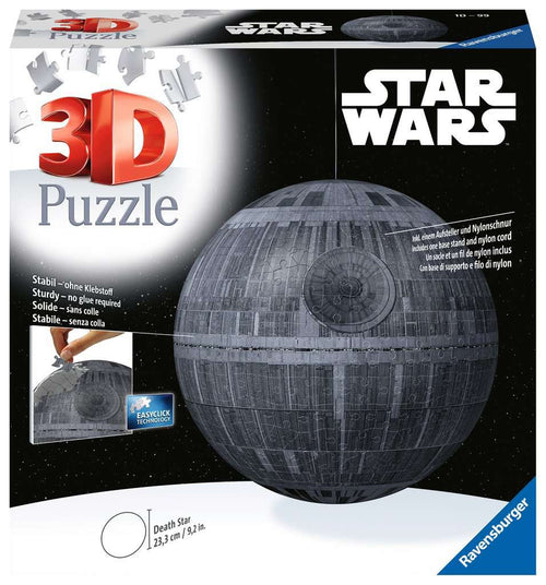 Star Wars Death Star – 540 Piece 3D Jigsaw Puzzle (Ravensburger) - Completed Puzzle