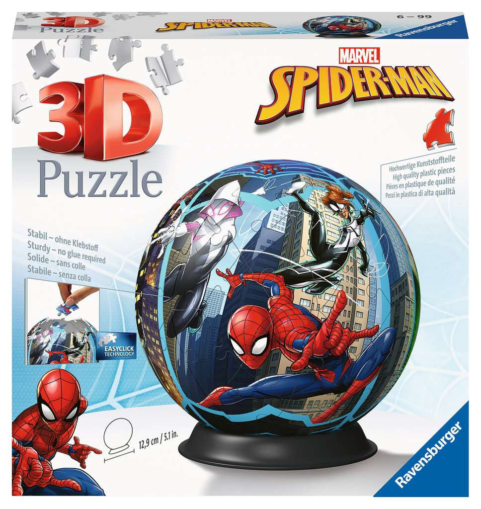 Marvel Spider-Man – 72 Piece 3D Jigsaw Puzzle (Ravensburger)