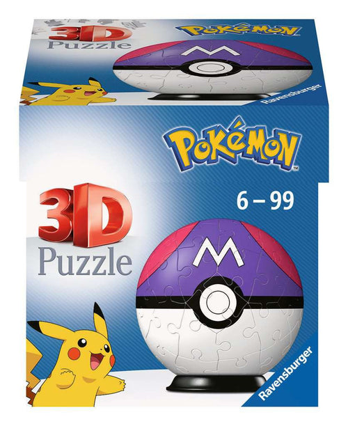 Pokémon Master Ball – 54 Piece 3D Jigsaw Puzzle (Ravensburger) - Completed Puzzle