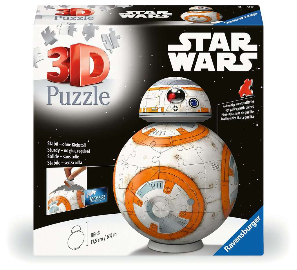 Star Wars BB-8 3D – 99 Piece Jigsaw Puzzle (Ravensburger)