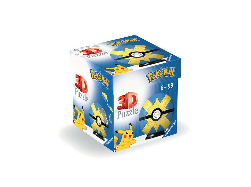 Pokémon Quick Ball – 54 Piece 3D Jigsaw Puzzle (Ravensburger)